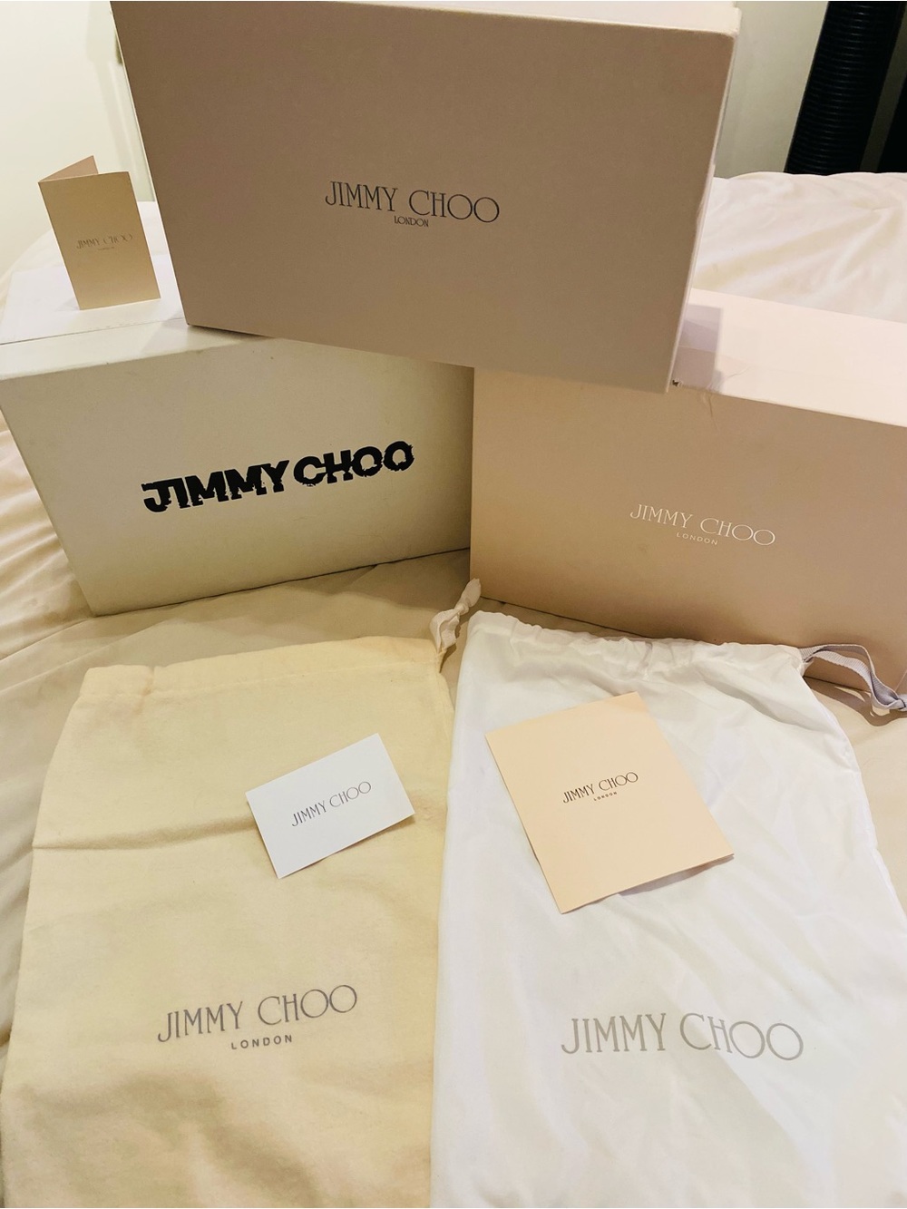 🛍️Jimmy Choo Authentic Packaging Collection.  May Sell Separately.